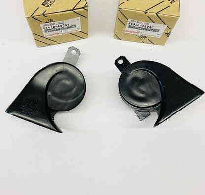NEW GENUINE TOYOTA CAMRY AVALON VENZA LEXUS ES RX HIGH & LOW PITCHED HORNS SET