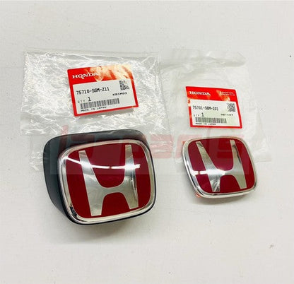 GENUINE FOR HONDA INTEGRA DC5 TYPE-R 05-06 FRONT REAR  EMBLEM BADGE JDM SET