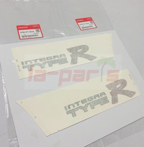 JDM GENUINE FOR HONDA INTEGRA DB8 DC2 TYPE-R STICKER DECAL SET RIGHT + LEFT