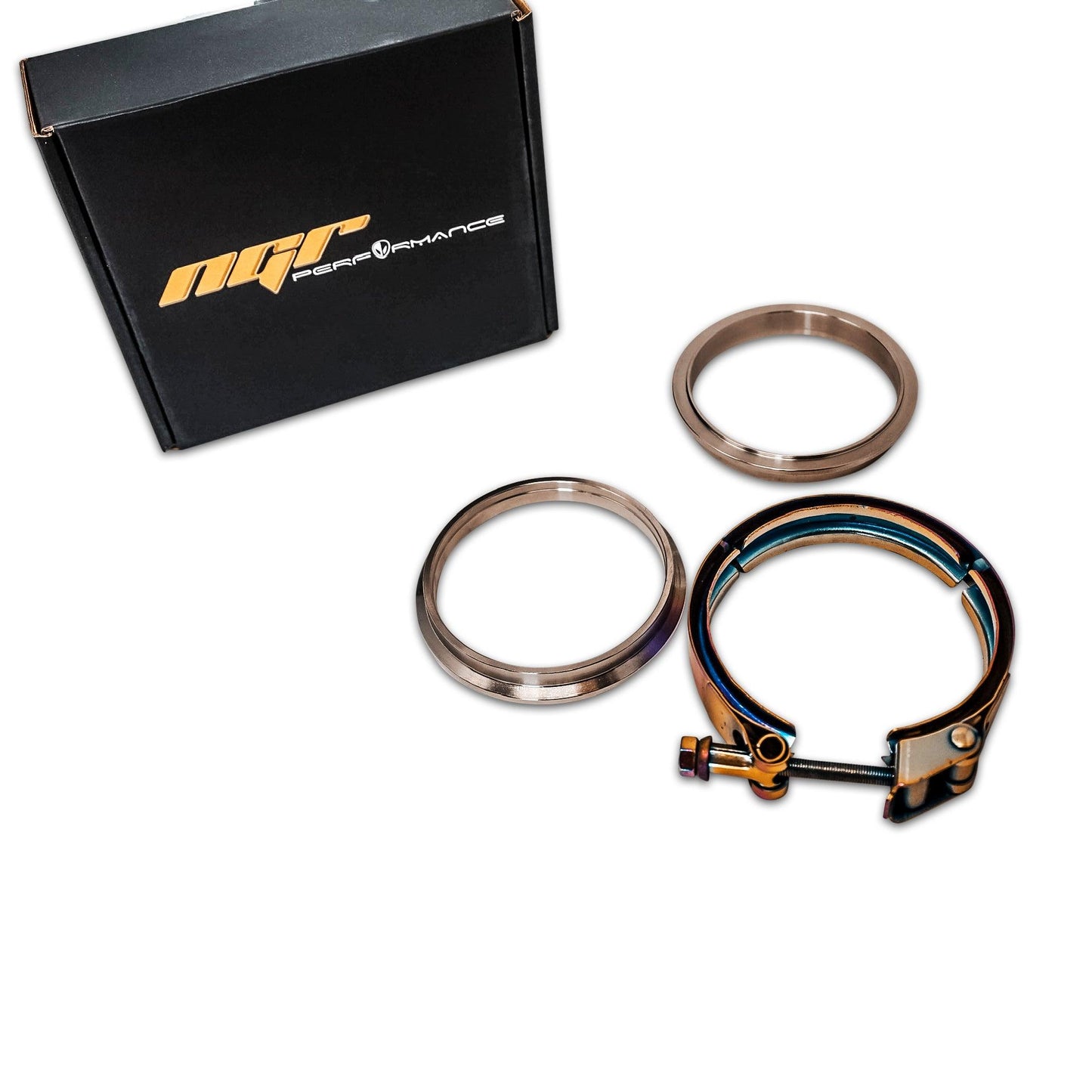 NGR V-Band Kit, SS T304 Clamp, Neochrome, 2in Assembly Kit
