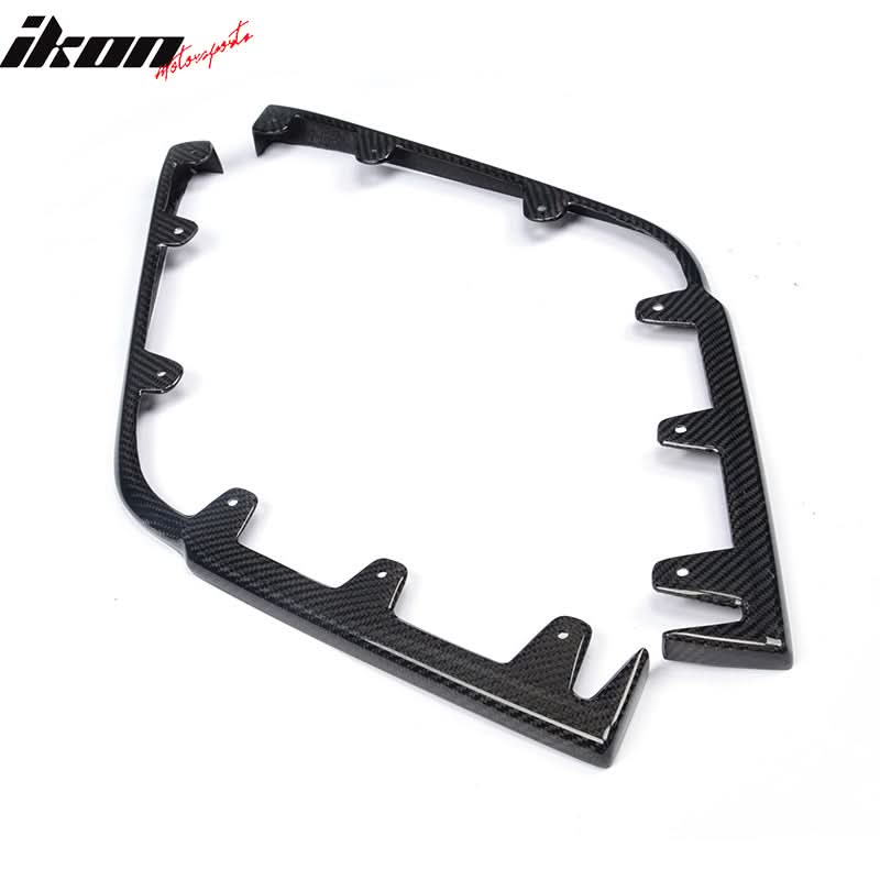2009-2015 Cadillac CTS V KPE Style Front Bumper Lip Carbon Fiber