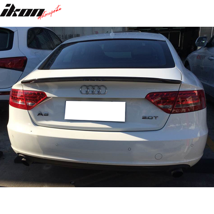 2008-2017 Audi A5 B8 CA Style Rear Trunk Spoiler Wing Carbon Fiber