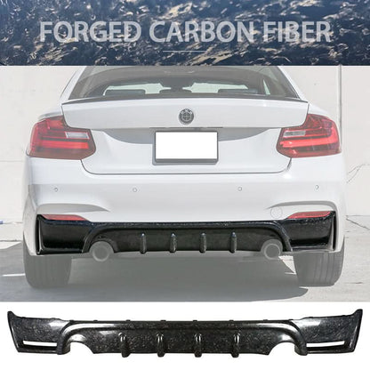 2014-2021 BMW 2-Series F22 AP Style Rear Diffuser Forged Carbon Fiber
