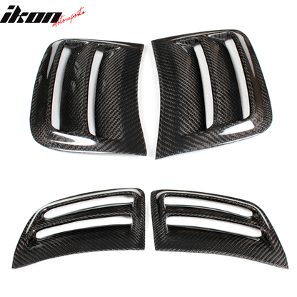 2008-2011 Benz C Class W204 C63 OE Style Side Vent Grille Carbon Fiber