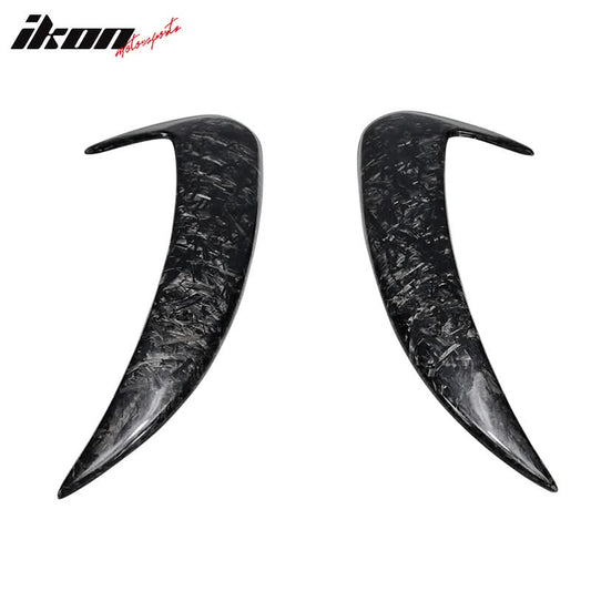 2015-2018 Benz W205 C Class JC Rear Bumper Vents Forged Carbon Fiber