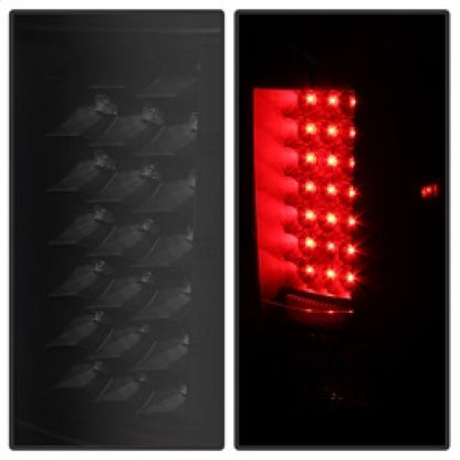 SPYDER Xtune Chevy Silverado 07-13 LED Tail Lights Black Smoke ALT-JH-CS07-LED-BKSM 5077493