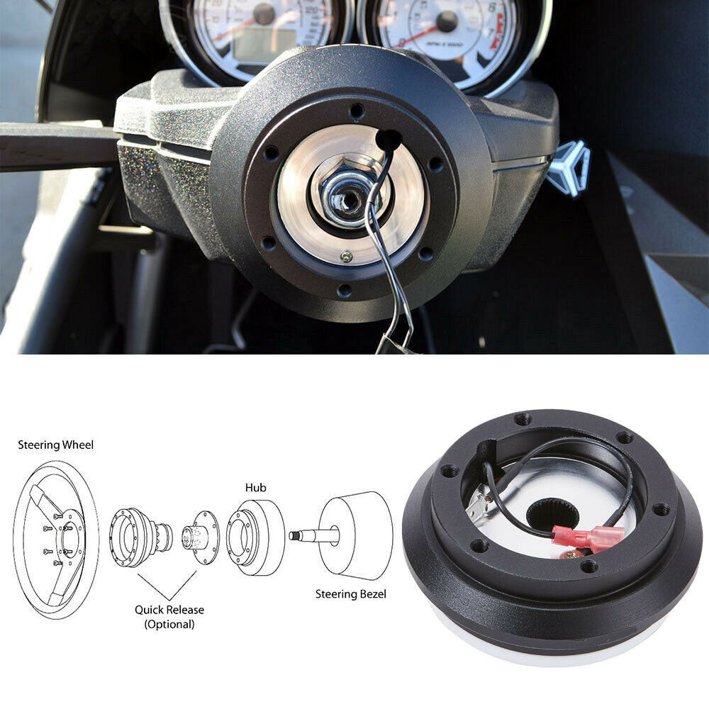 Heartbreak Quadro Suede Steering Wheel + Short Hub Adapter Kit For Honda Acura Civic EG Integra Accord Del Sol, CRX, Prelude