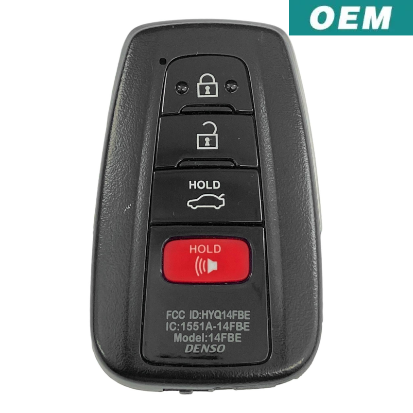 Toyota Avalon Hybrid 2019 OEM 4 Button Smart Key HYQ14FBE (8990H-07020)
