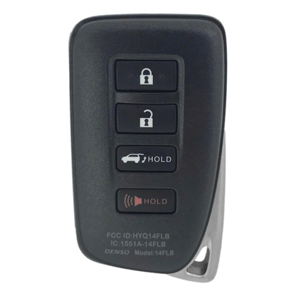 Lexus LX NX RX 2020-2022 OEM 4 Button Smart Key HYQ14FLB G Board 3950