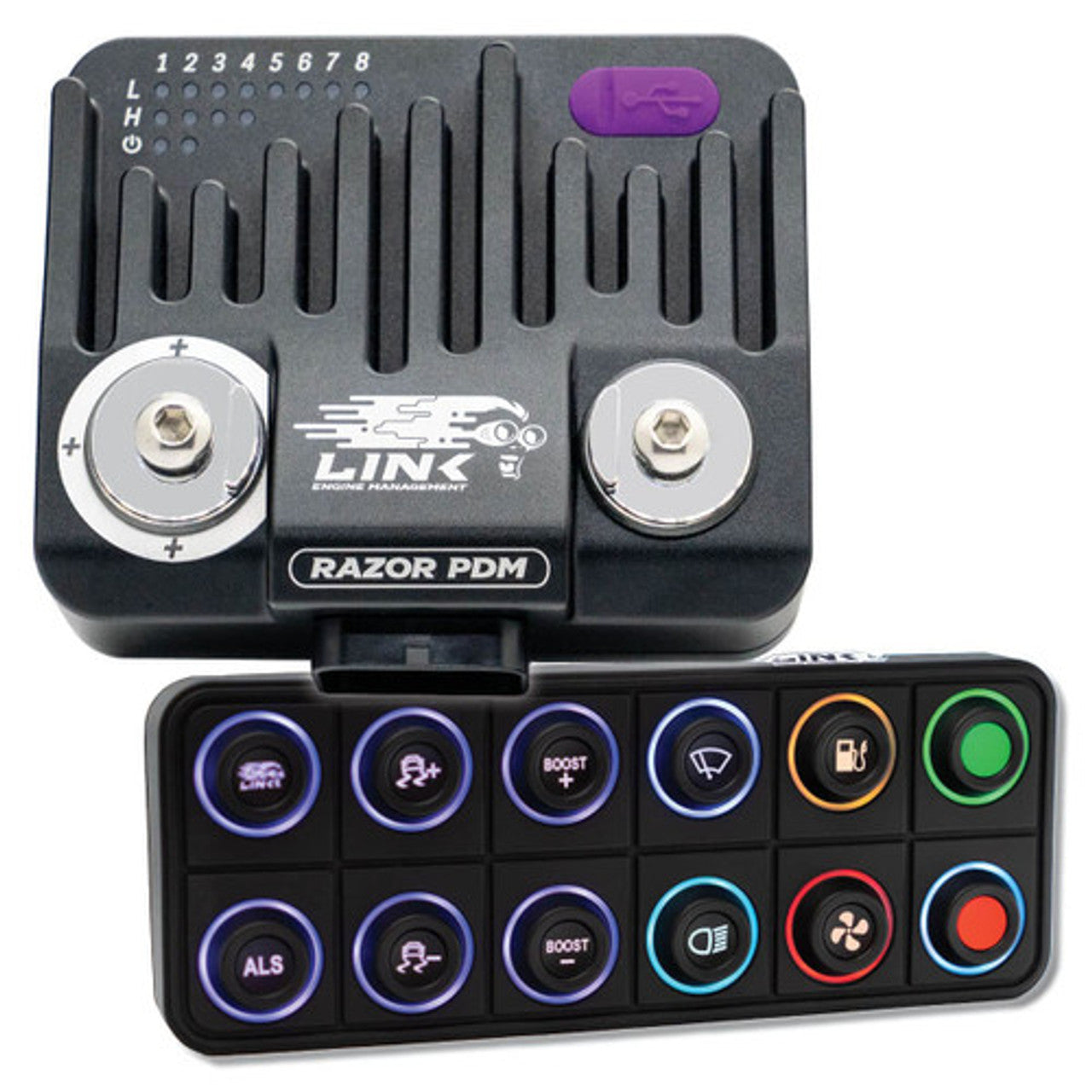 LINK ECU - Razor PDM Bundle - Razor PDM + 12 Button CAN Keypad – Racing ...