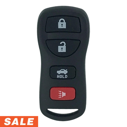 Nissan Infiniti 4 Button 2002-2010 FCC: KBRASTU15