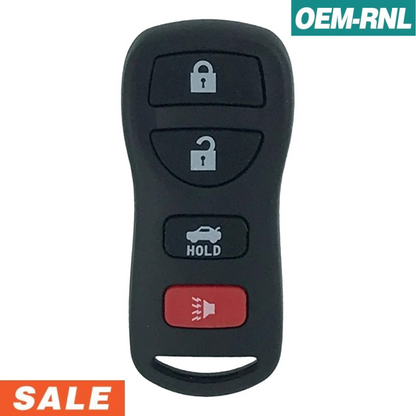 Nissan Infiniti 2002-2012 OEM 4 Button Remote KBRASTU15