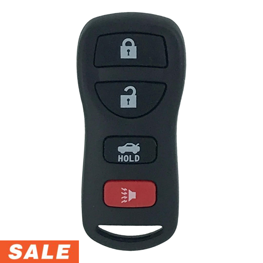 Nissan Infiniti 2002-2010 4 Button Remote Shell For KBRASTU15
