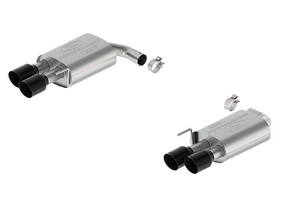 Ford Racing 2024 Mustang 2.3L Extreme Non-Active Axle-Back w/GT Valance - Black Tip M-5230-M2EBV