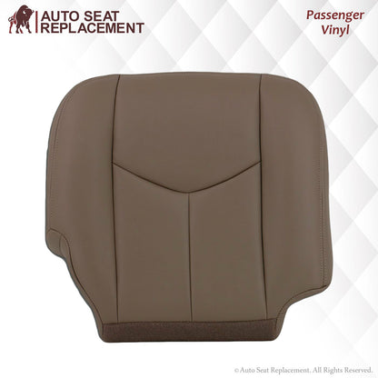 2003-2007 Chevy Silverado/Avalanche Seat Cover in Tan: Choose Leather or Vinyl