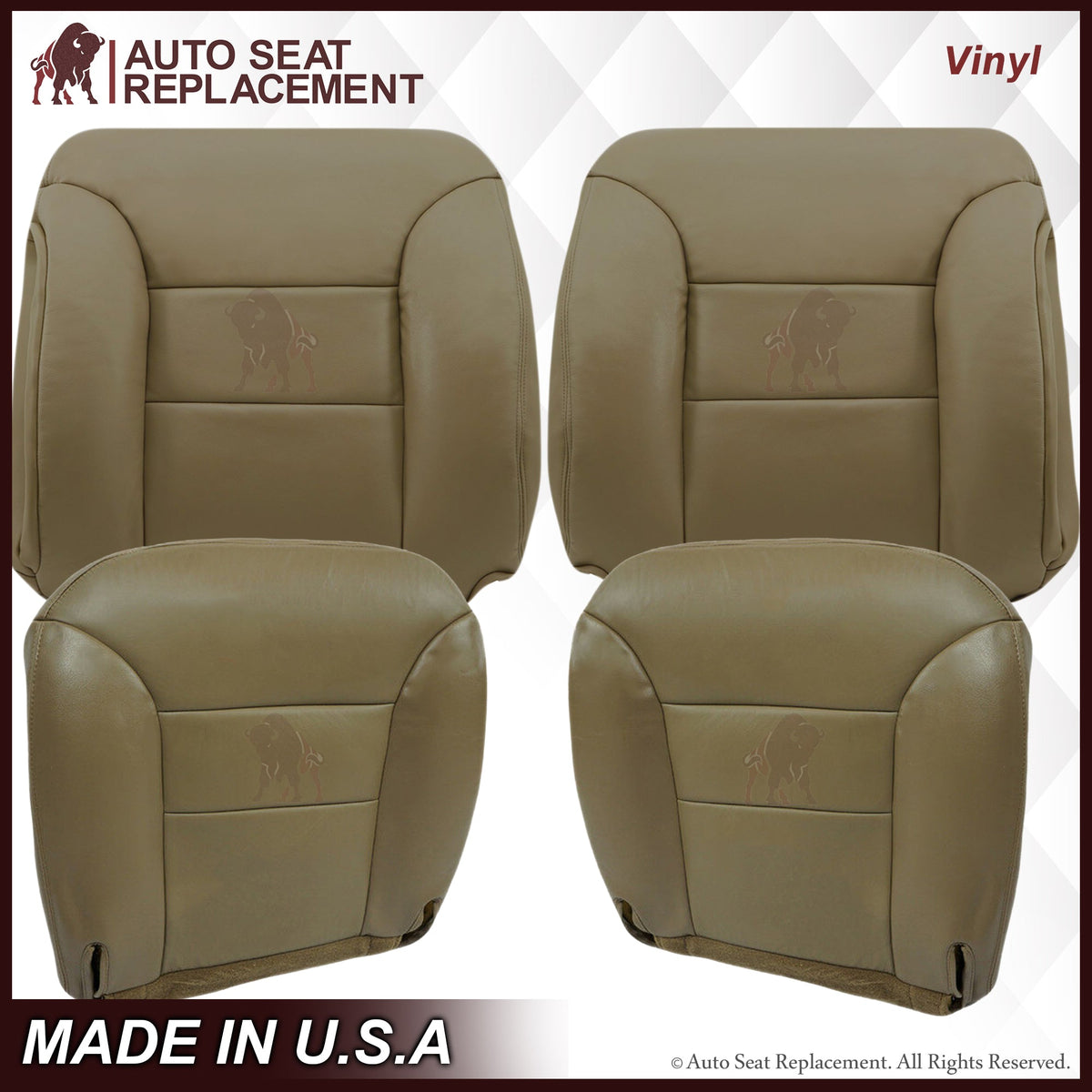 1995-1999 GMC Yukon Suburban SLT SLE Seat Cover in Tan: Choose your options