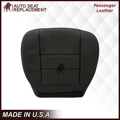 2002-2007 Ford F250/F350/F450/F550 Lariat Extended Cab Seat Cover in Black: Choose Leather or Vinyl