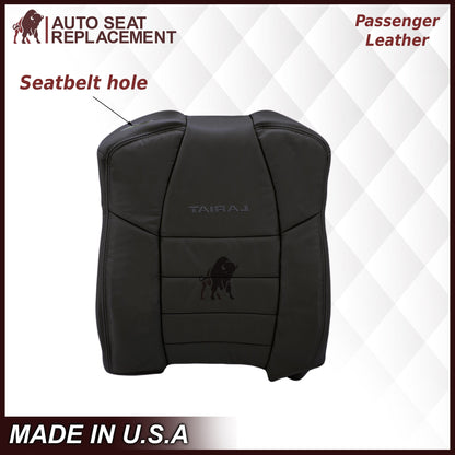 2002-2007 Ford F250/F350/F450/F550 Lariat Extended Cab Seat Cover in Black: Choose Leather or Vinyl
