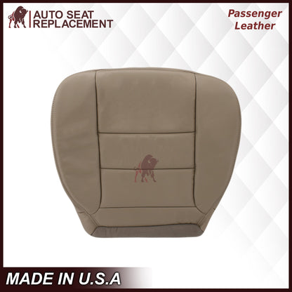 2002-2007 Ford F250/F350/F450/F550 Lariat Extended Cab Seat Cover in Tan: Choose Leather or Vinyl