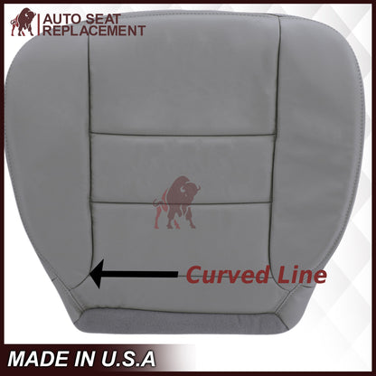 2002-2007 Ford F250/F350/F450/F550 Lariat Extended Cab Seat Cover in Flint Gray: Choose Leather or Vinyl