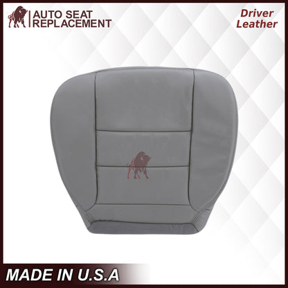 2002-2007 Ford F250/F350/F450/F550 Lariat Extended Cab Seat Cover in Flint Gray: Choose Leather or Vinyl