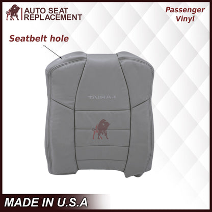 2002-2007 Ford F250/F350/F450/F550 Lariat Extended Cab Seat Cover in Flint Gray: Choose Leather or Vinyl
