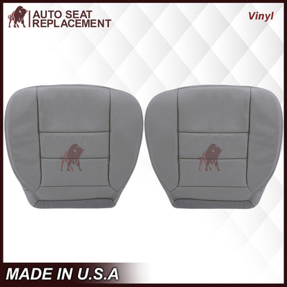2002-2007 Ford F250/F350/F450/F550 Lariat Extended Cab Seat Cover in Flint Gray: Choose Leather or Vinyl
