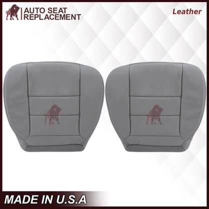 2002-2007 Ford F250/F350/F450/F550 Lariat Extended Cab Seat Cover in Flint Gray: Choose Leather or Vinyl