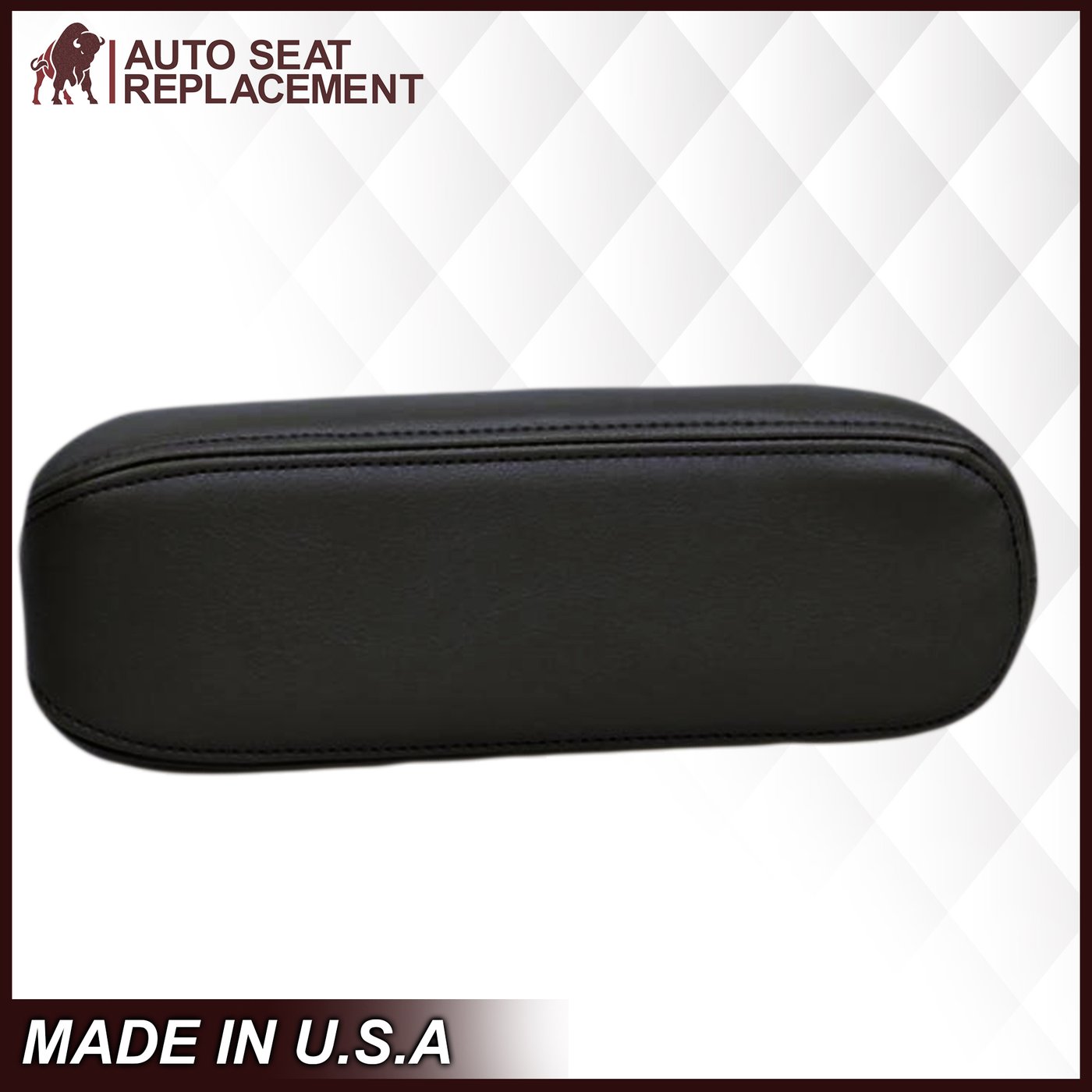 2003-2007 Ford F250/F350/F450/F550 Lariat Seat Cover in Black: Choose Leather or Vinyl