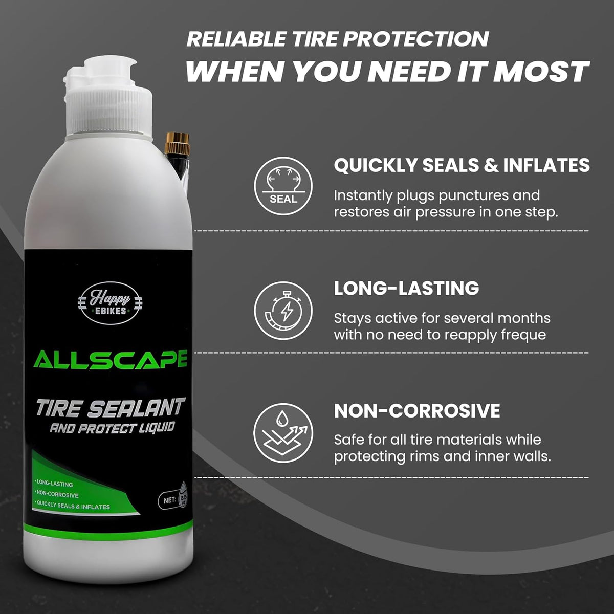 HEB ALLSCAPE® Tire Sealant (2 Sizes)