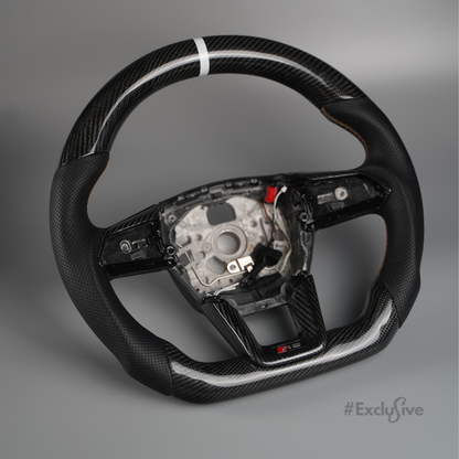 2020-2025 Audi A6, S6, RS6, A7, S7, RS7 & C8 Custom Steering Wheel by Exclusive Steering