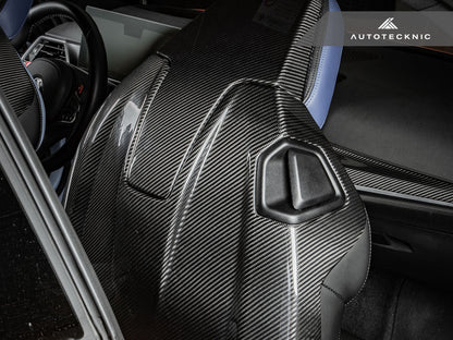 AutoTecknic Dry Carbon Full Seat Back Cover Set - BMW G82/ G83 M4