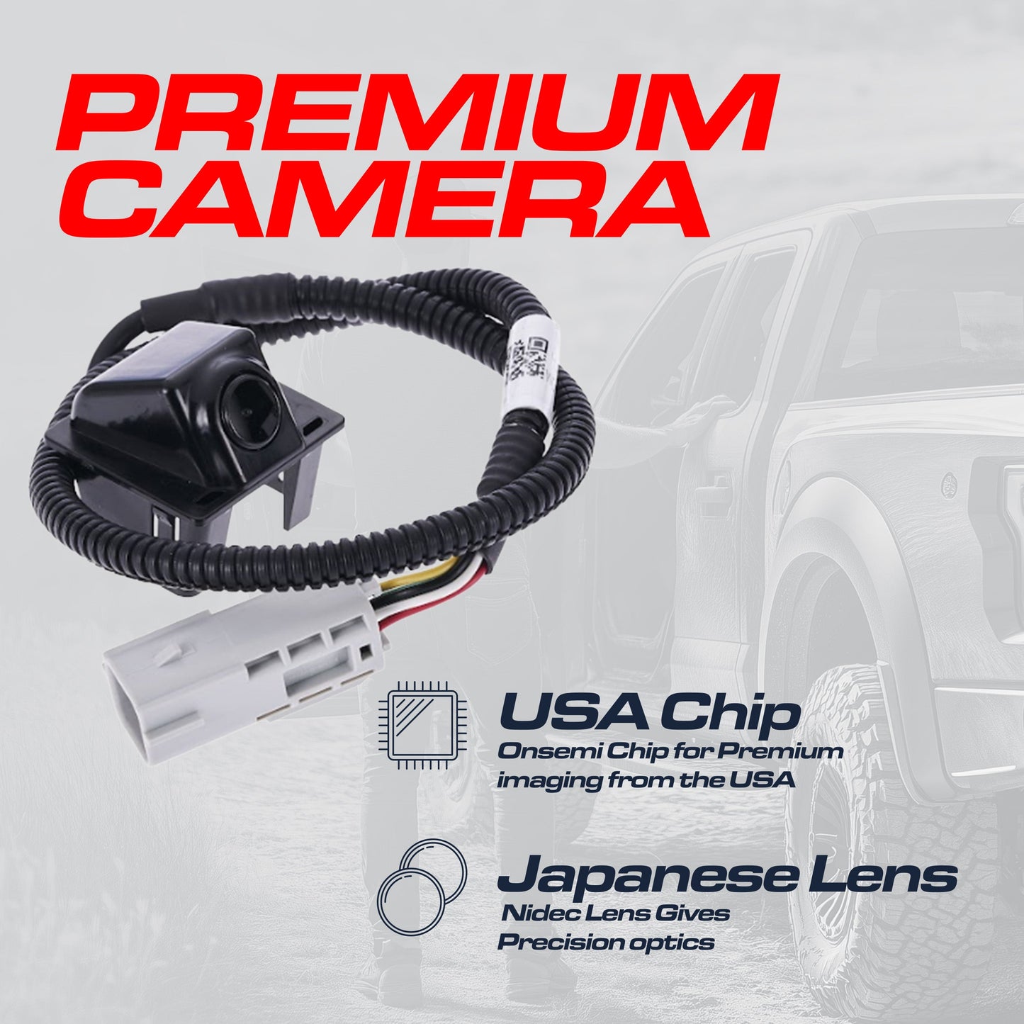 Buick Encore (13-22), Chevrolet Trax (13-22), Chevrolet Equinox (14-15), GMC Terrain/Terrain Denali (14-17) OEM Replacement Backup Camera OE Part # 22868129, 42389646
