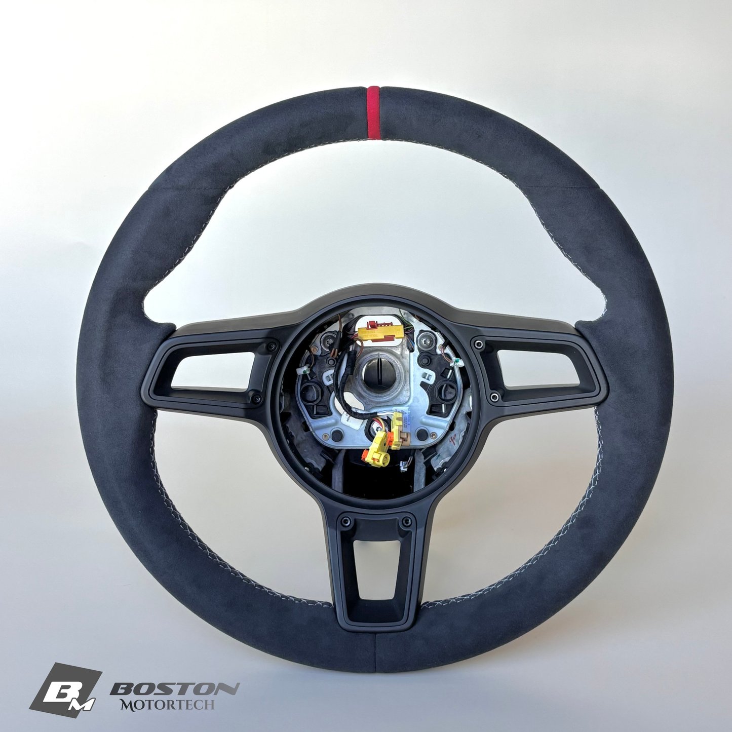 Manual Porsche 991.2 Steering Wheel in Red