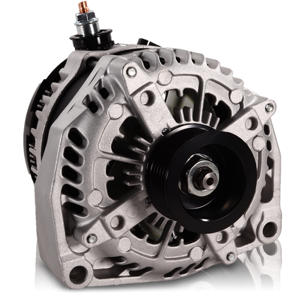 Mechman 250 Amp Large Case Alternator 2001-2007 GM HD Truck 6.6L Duramax - Side Output Stud