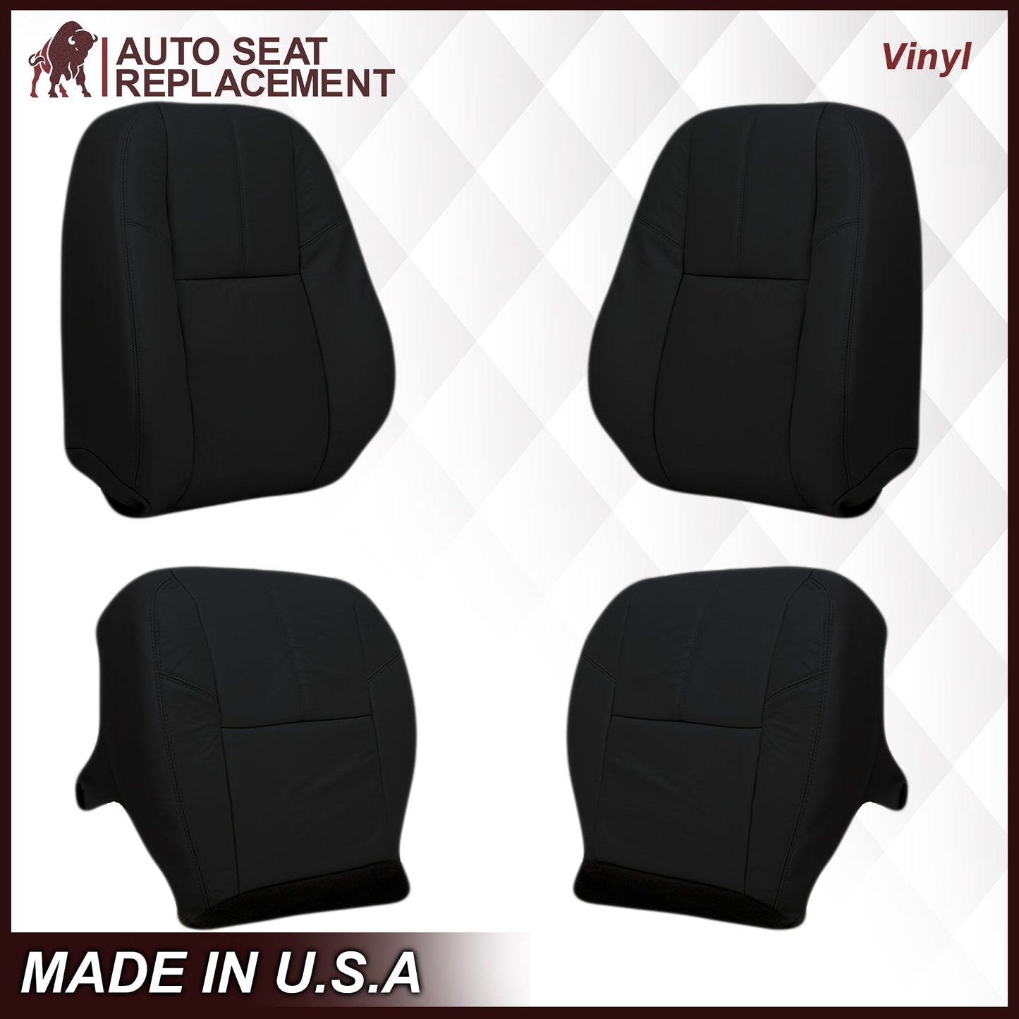 2007-2014 Chevy Tahoe/Suburban Seat Cover In Black: Choose From Variation