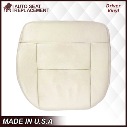2004 Ford F150 Seat Cover in Light Parchment Tan: Choose Leather or Vinyl