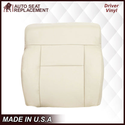 2004 Ford F150 Seat Cover in Light Parchment Tan: Choose Leather or Vinyl