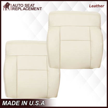 2004 Ford F150 Seat Cover in Light Parchment Tan: Choose Leather or Vinyl