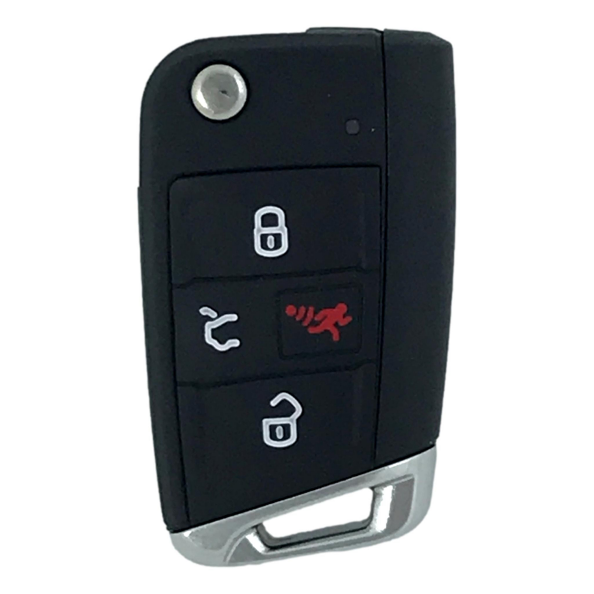 Volkswagen Atlas Golf Jetta 2018-2020 4 Button Flip Key For NBGFS125C1 | Aftermarket