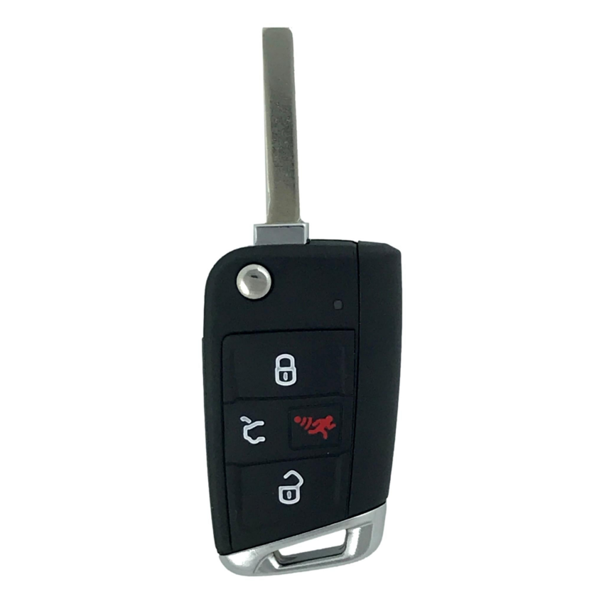 Volkswagen Atlas Golf Jetta 2018-2020 4 Button Flip Key For NBGFS125C1 | Aftermarket