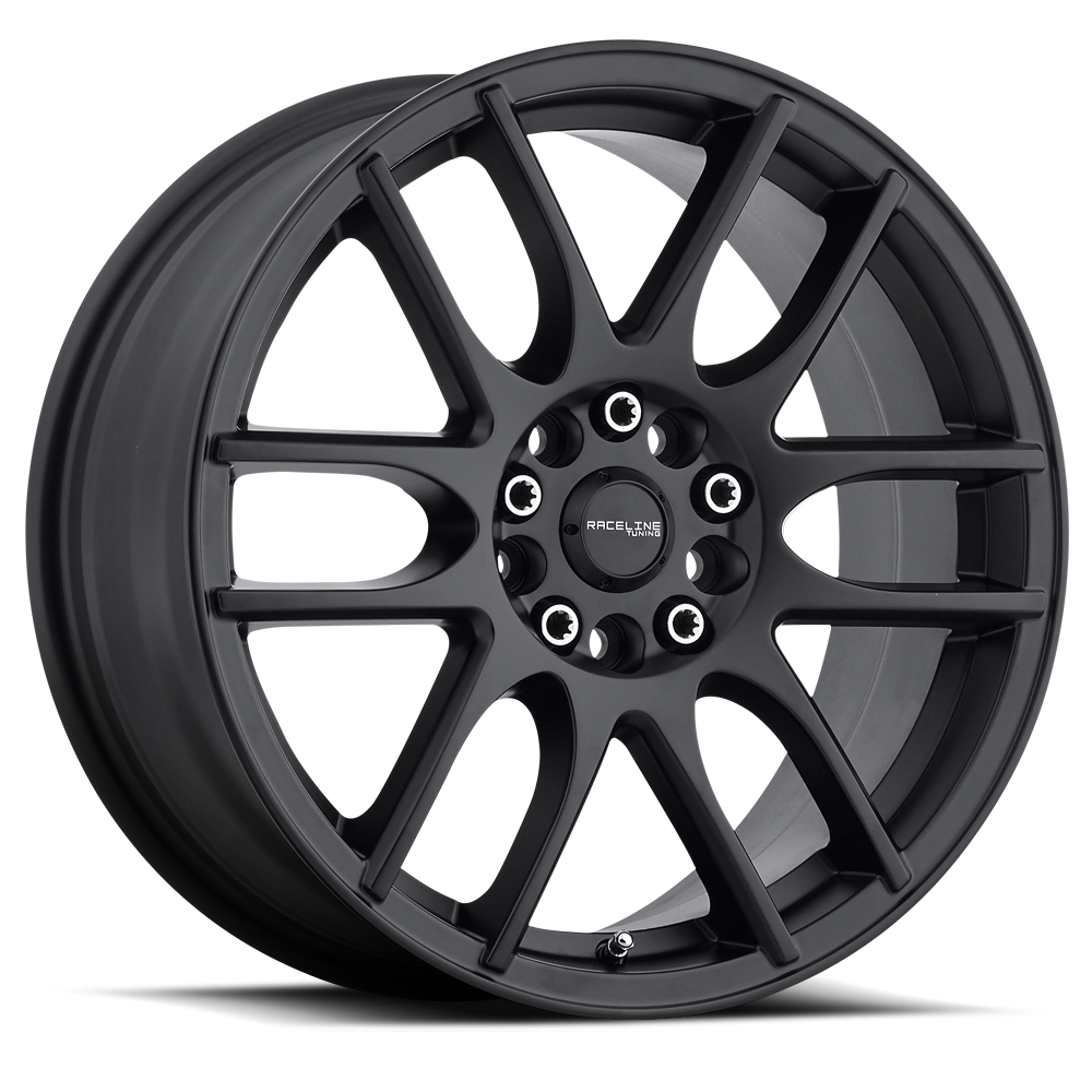 Raceline MYSTIQUE BLACK 16X7 5X100/5X114.3 +40mm