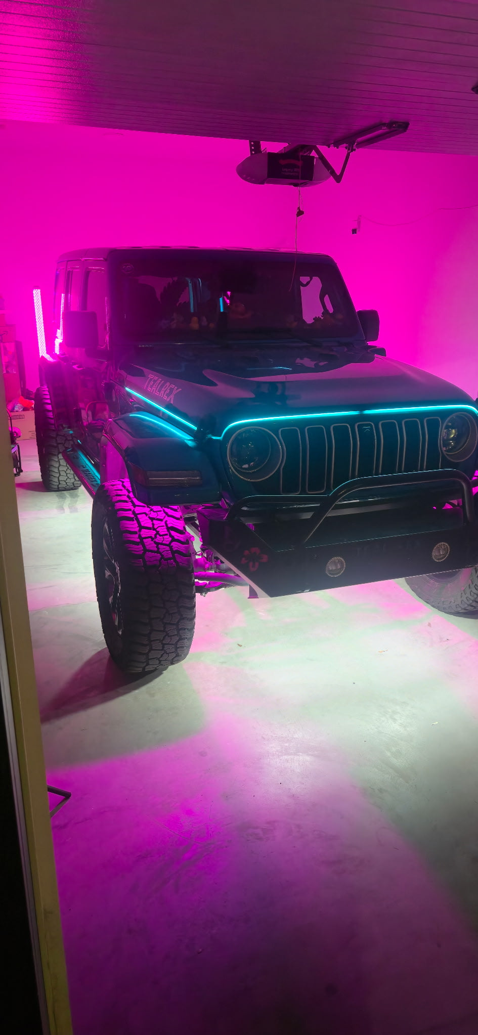 Shoreline Offroad Pro Series Custom Strip Lighting Hood Kit