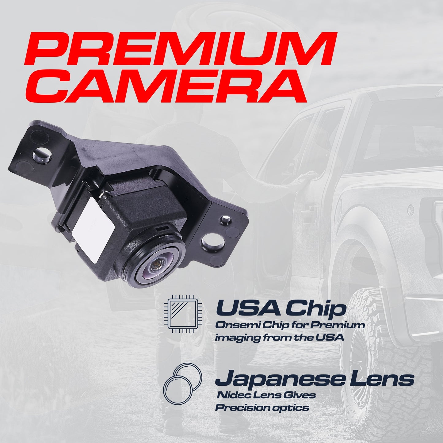 Honda Ridgeline (2013-2014), Ridgeline RTL Model w/ Navigation System (2009-2012) OEM Replacement Backup Camera OE Part # 39530-SJC-A01