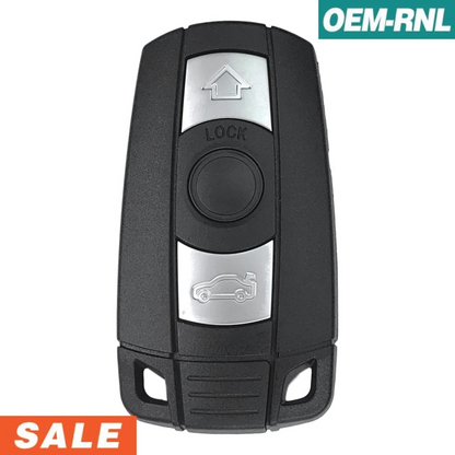 BMW 2007-2016 OEM 3 Button CAS3 Smart Key KR55WK49127 / 49123 / 49186