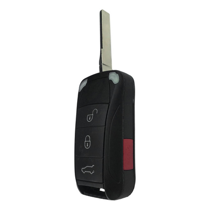 Porsche Cayenne 2004-2011 4 Button Flip Key Remote for KR55WK45032