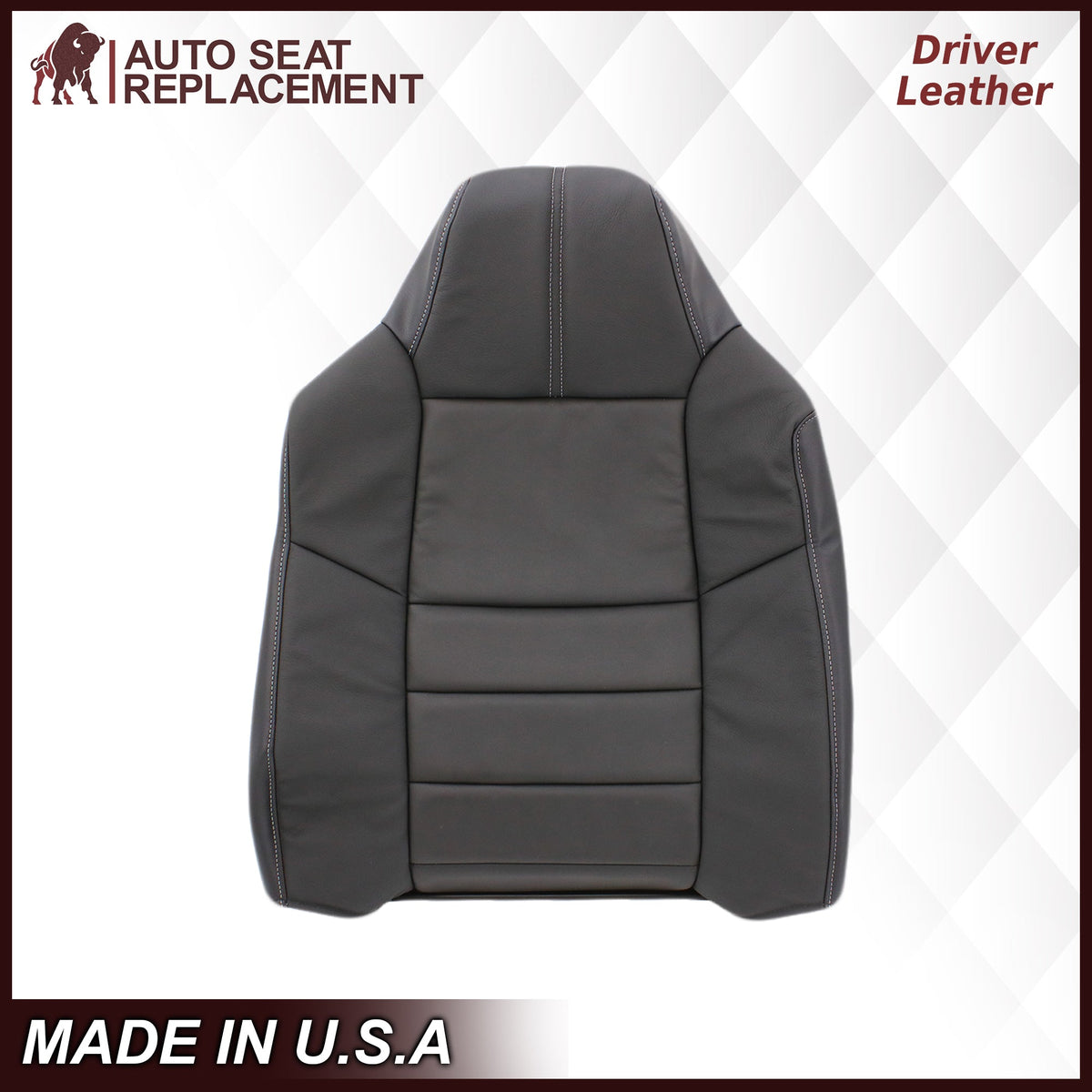 2008-2010 Ford F-250 F-350 F-450 F-550 Lariat Seat Cover in Black: Choose From Variants