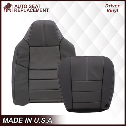 2008-2010 Ford F-250 F-350 F-450 F-550 Lariat Seat Cover in Black: Choose From Variants