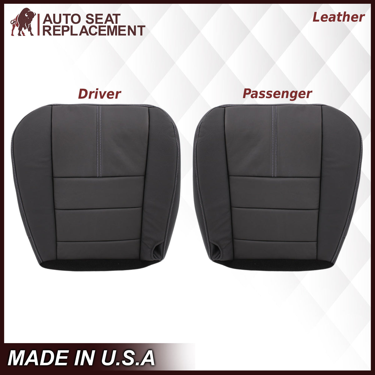 2008-2010 Ford F-250 F-350 F-450 F-550 Lariat Seat Cover in Black: Choose From Variants