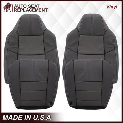 2008-2010 Ford F-250 F-350 F-450 F-550 Lariat Seat Cover in Black: Choose From Variants